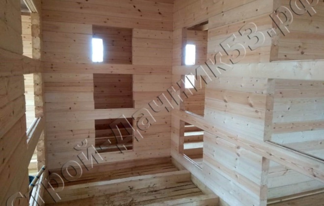 3 Брусовой дом ОД-11, 9×9, 81 м², Московская область, Серпуховски район, деревня Скрылья (7)